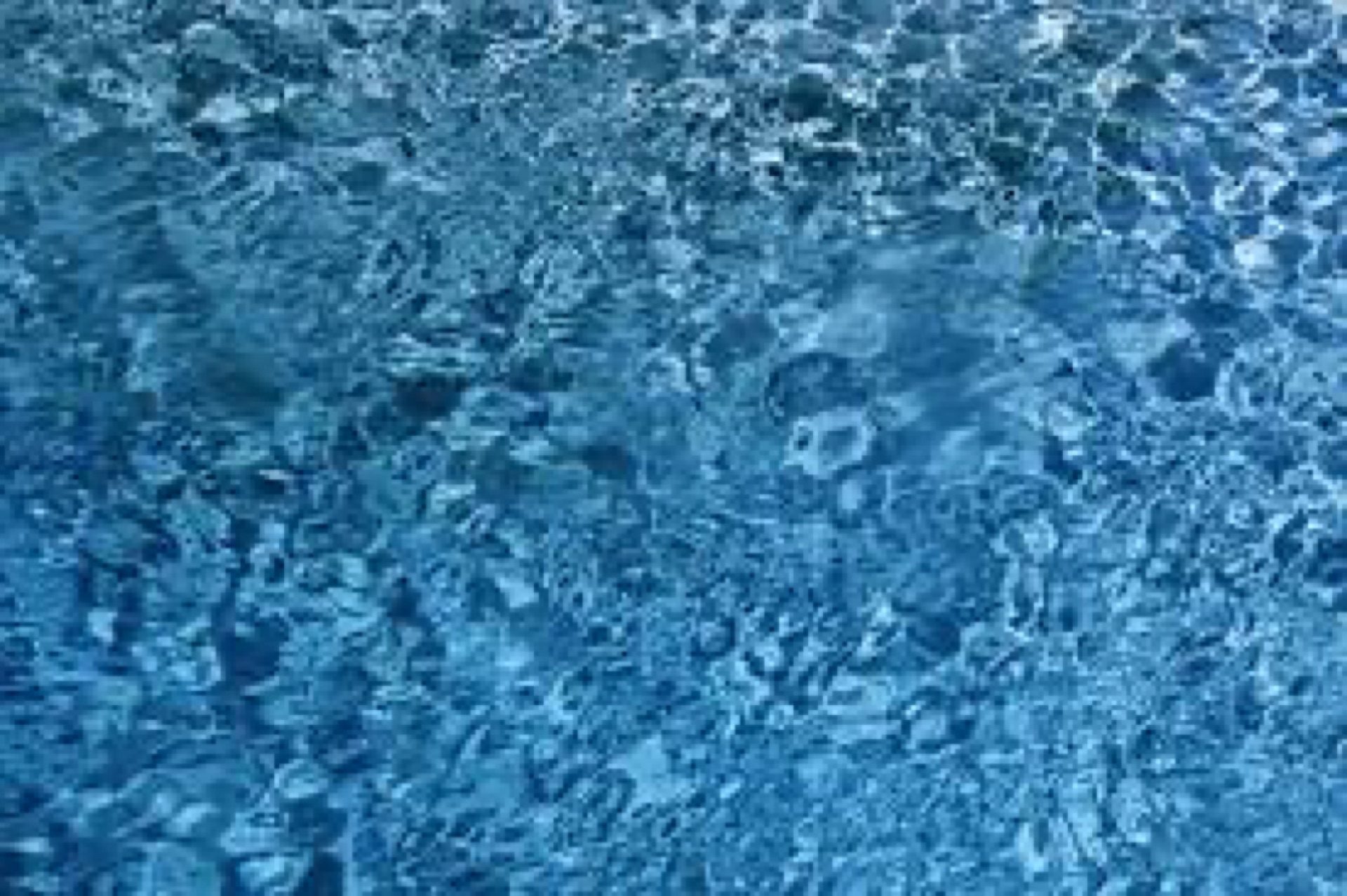 Crystal-clear, well-maintained pool water