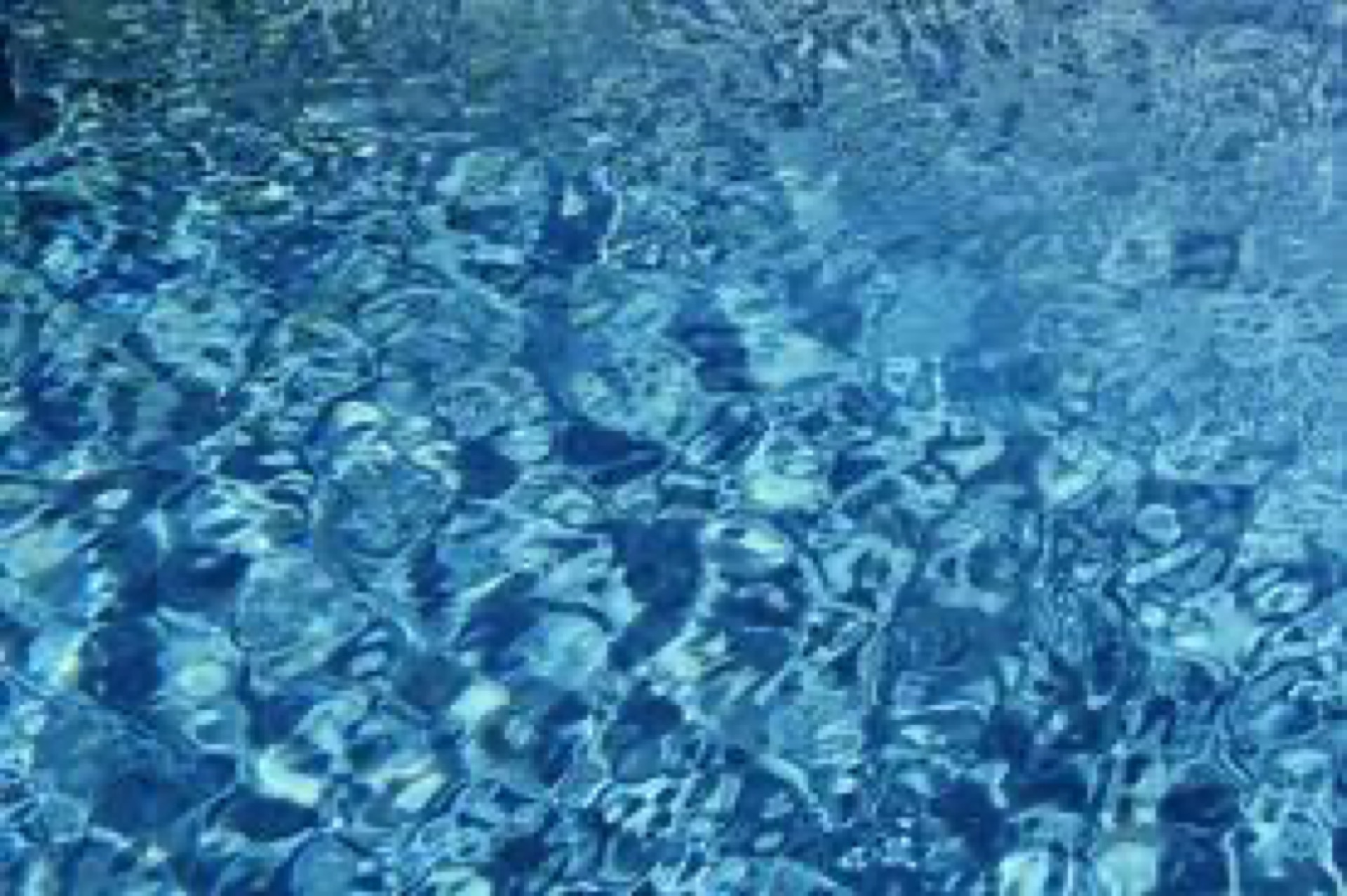 Sparkling pool water at the start of swim season